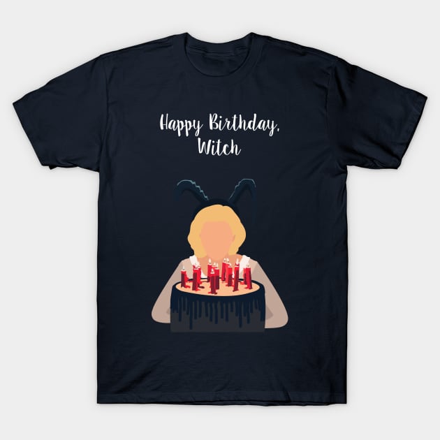 Happy Birthday, Witch T-Shirt by simonescha